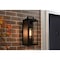 Afx Kansas 19'' Outdoor Sconce, Clear Glass Shade, Black Finish KANW0919MBBK - alternate 2